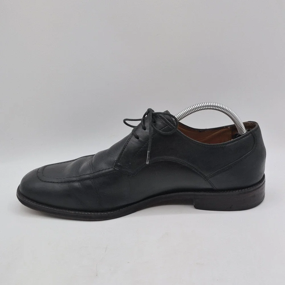 Cole Haan Shoes Mens Size 11 Black Leather Lace Up Dress‎ Derby Apron Toe C07140